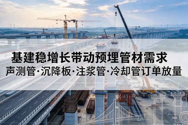 赫章基建稳增长带动预埋监测管材需求，声测管、沉降板、注浆管订单持续放量