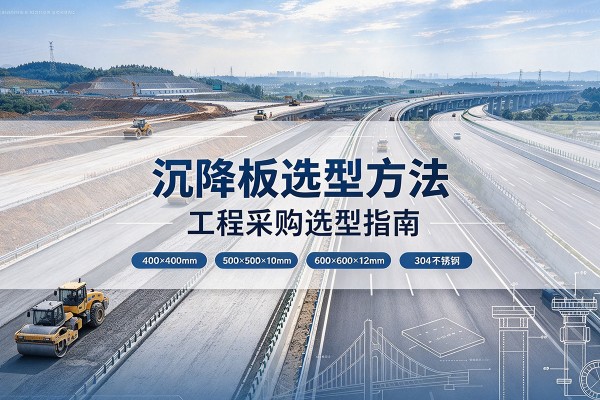 赫章沉降板选择方法