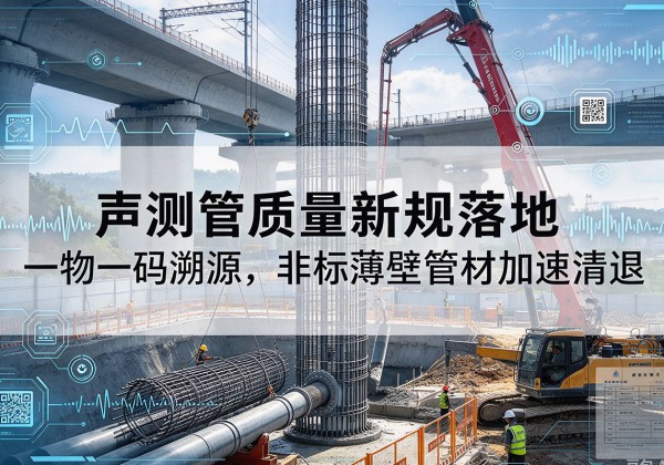 赫章声测管质量新规落地，一物一码溯源，非标薄壁管材加速清退
