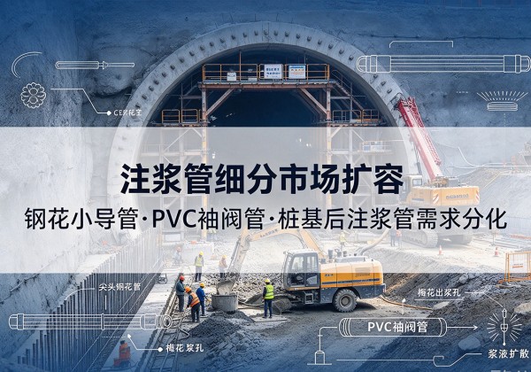 赫章注浆管细分市场扩容，隧道钢花小导管、PVC 袖阀管、桩基后注浆管需求分化