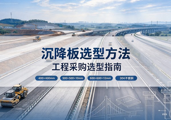 赫章沉降板选择方法
